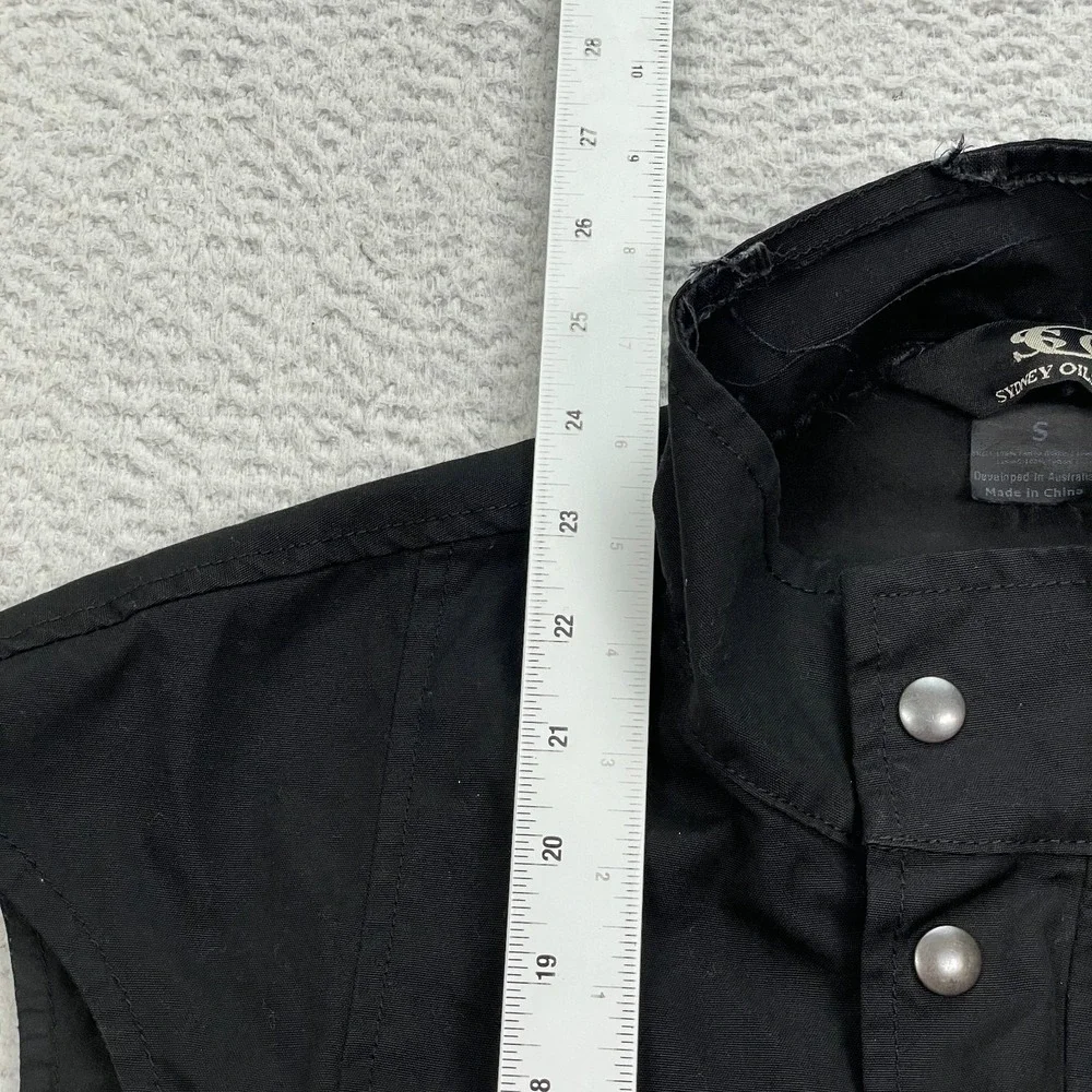 Sydney Oilskin Clothing Co. Vest Men's Size Small Button Up Full Zip FLAW